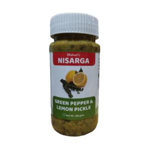 Malnad's Nisarga Green Pepper and Lemon Pickle