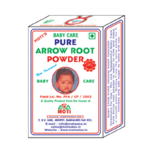 Baby care arrow root powder
