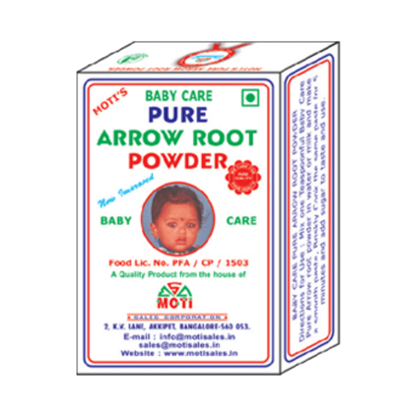 Baby care arrow root powder